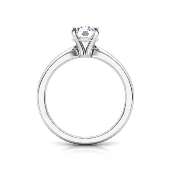 2 CT Classic Solitaire Moissanite Engagement Ring - Picture 5 of 6